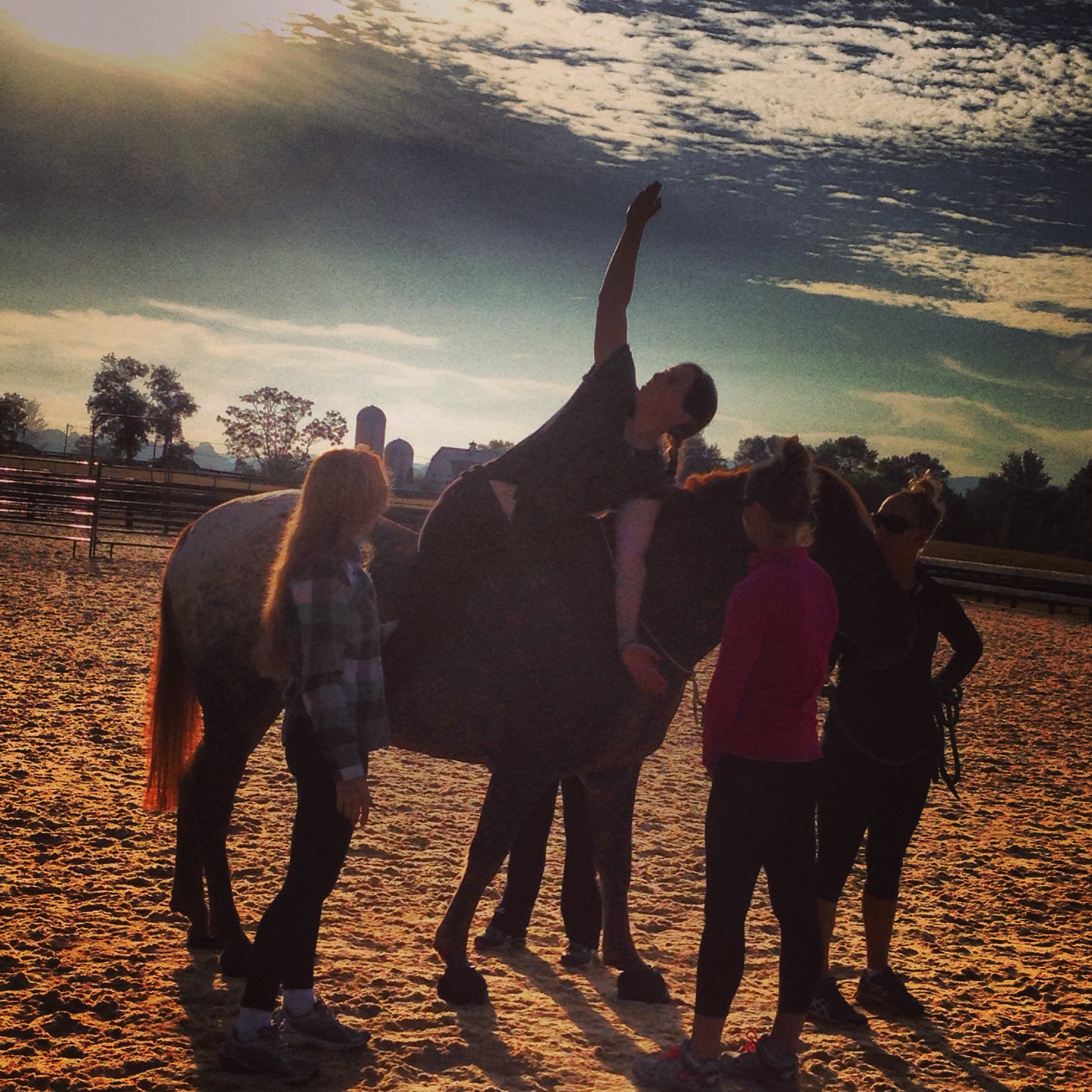 Yoga on Horseback
